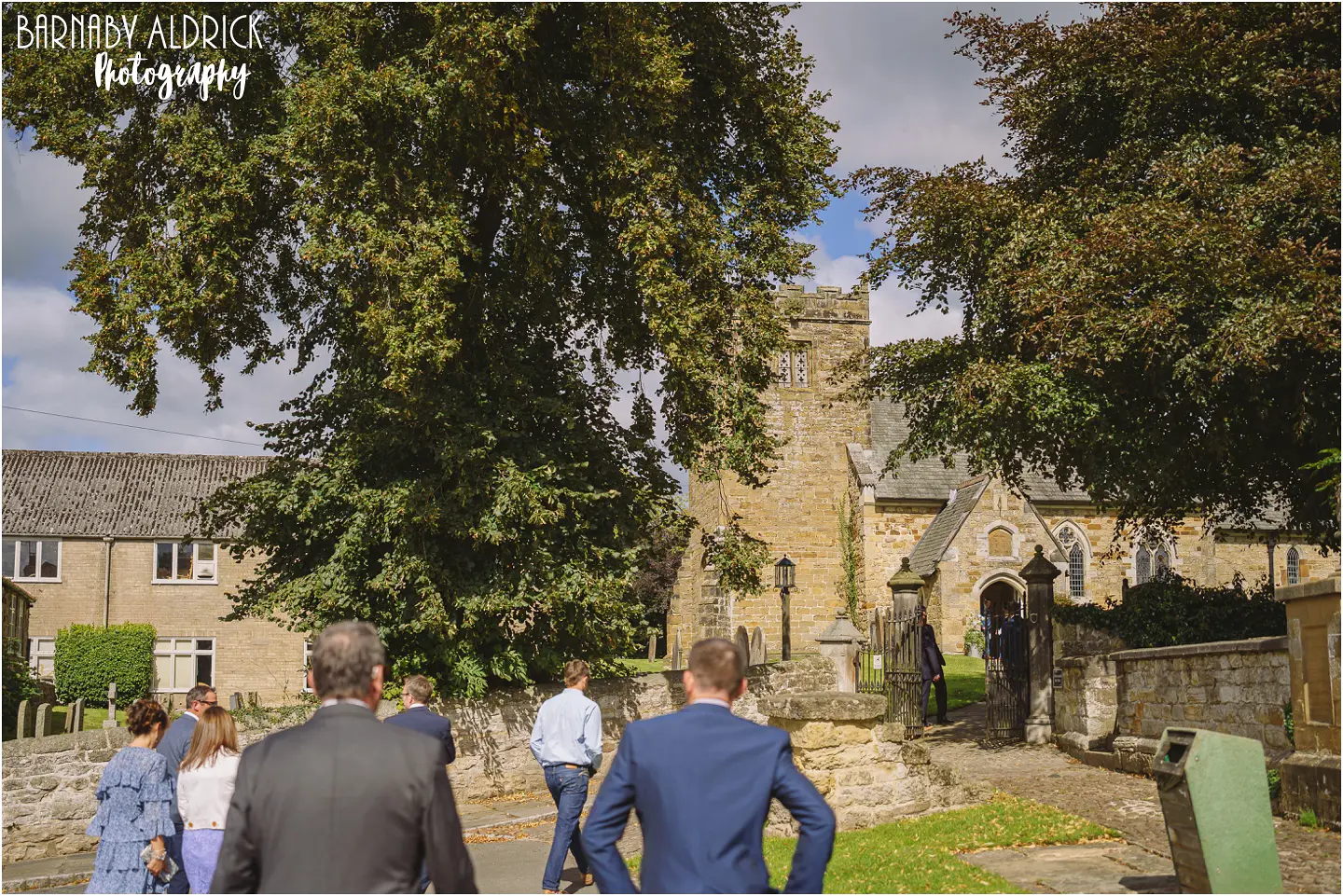 Wedding photos at St Mary's Kilburn Yorkshire