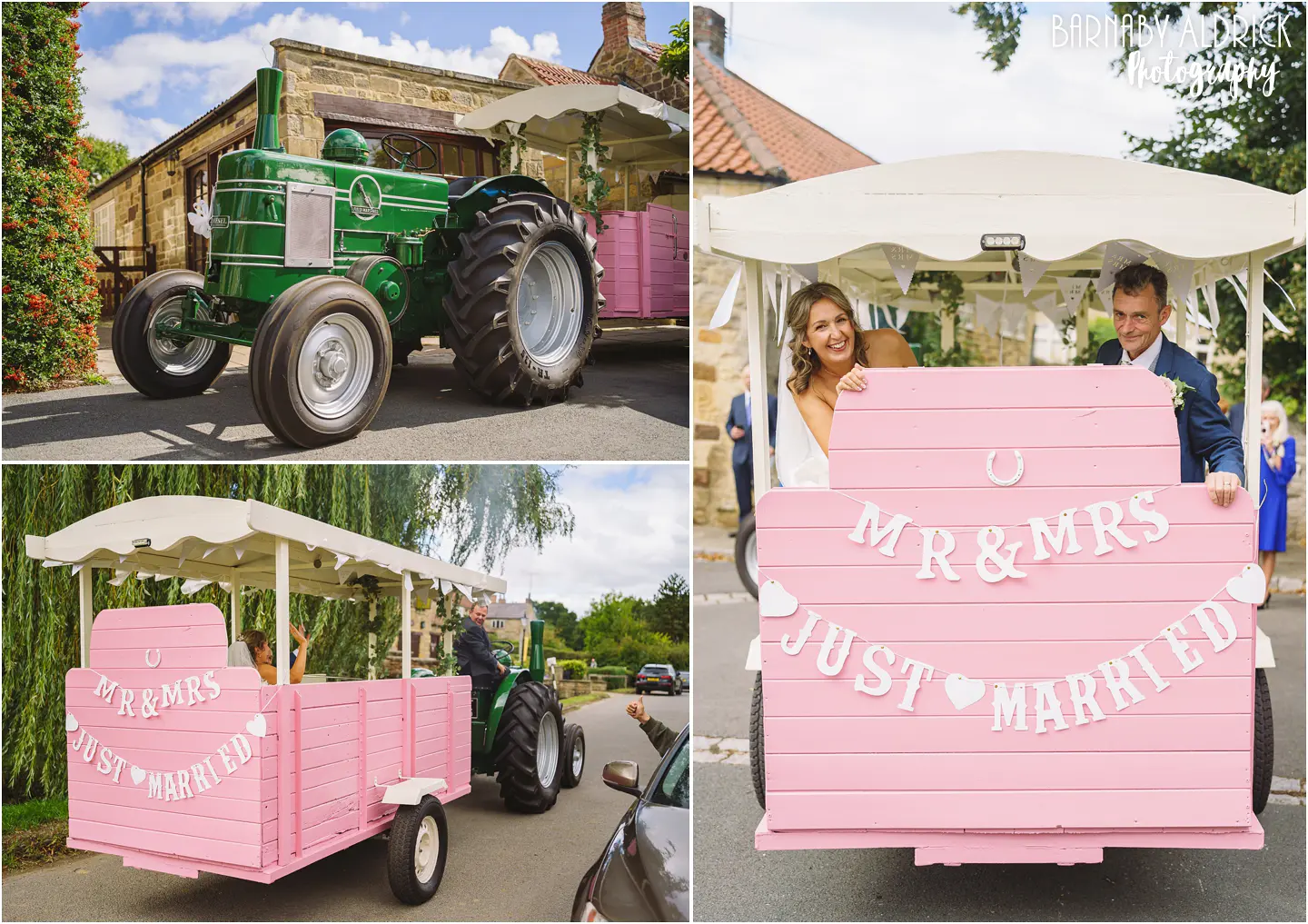 Field Marshall Traction engine at a wedding 