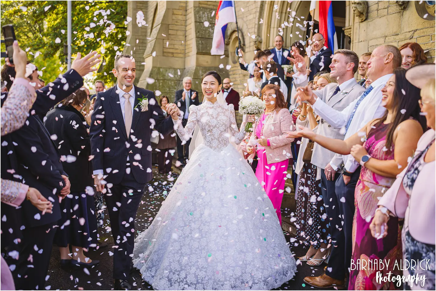 Wedding photos at the Serbian Orthodox Church in Bradford