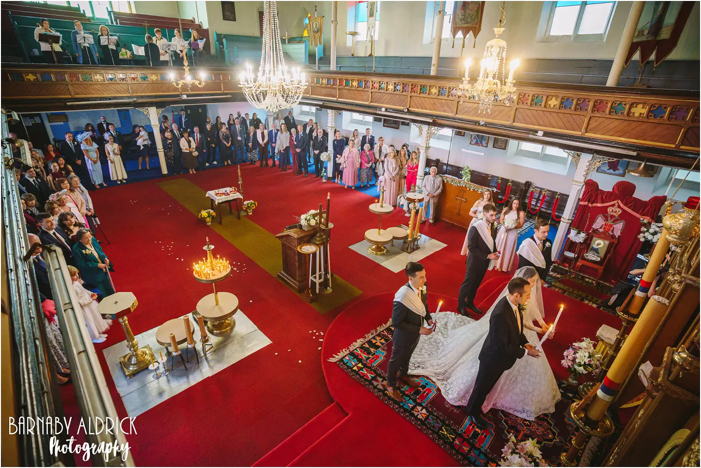Inside the Serbian Orthodox Church of Holy Trinity