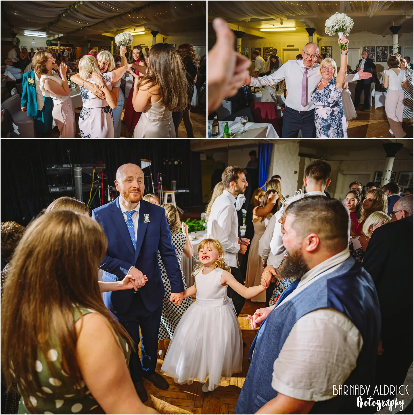 Wedding dancing at the Serbian Orthodox Church of Holy Trinity in Yorkshire